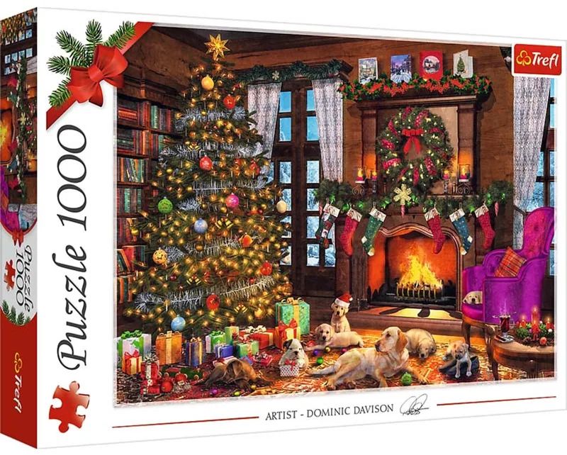 puzzel 1000 stukjes - kerst - Christmas is coming - feestdagen. from Trefl, Multicolour edition – box