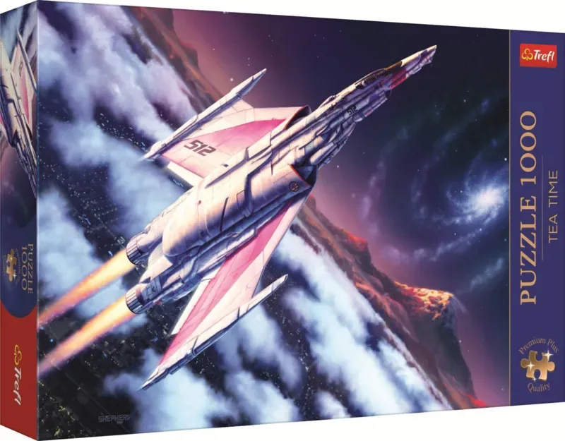 puzzel 1000 stukjes - Premium Plus Flight into space. von Trefl, Ausgabe Mehrfarbig – Schachtel 2 von 2