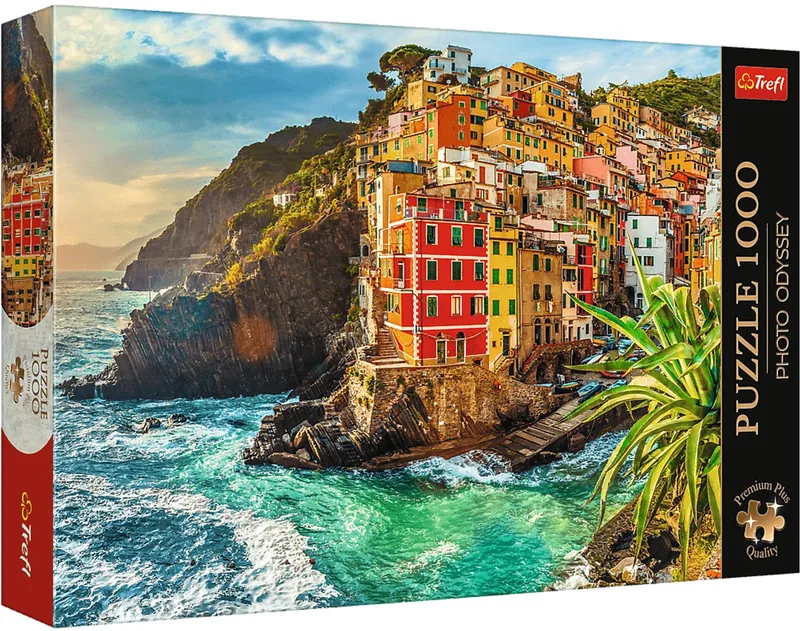 puzzel 1000 stukjes - Premium Plus Riomaggiore Italië foto. van Trefl, editie Meerkleurig – doos