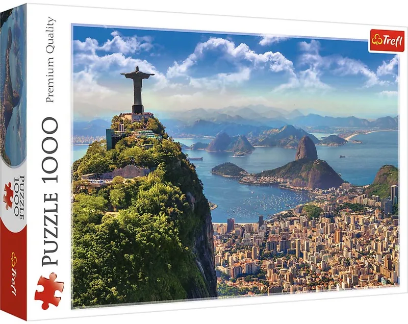 puzzel - 1000 stukjes fra Trefl, Rio De Janeiro-udgave – æske