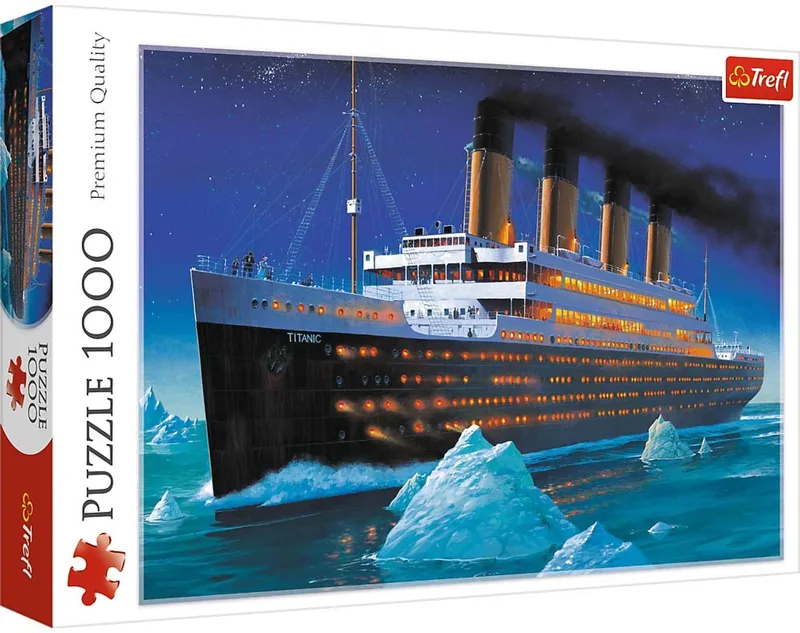 puzzel - 1000 stukjes from Trefl, Titanic edition – box