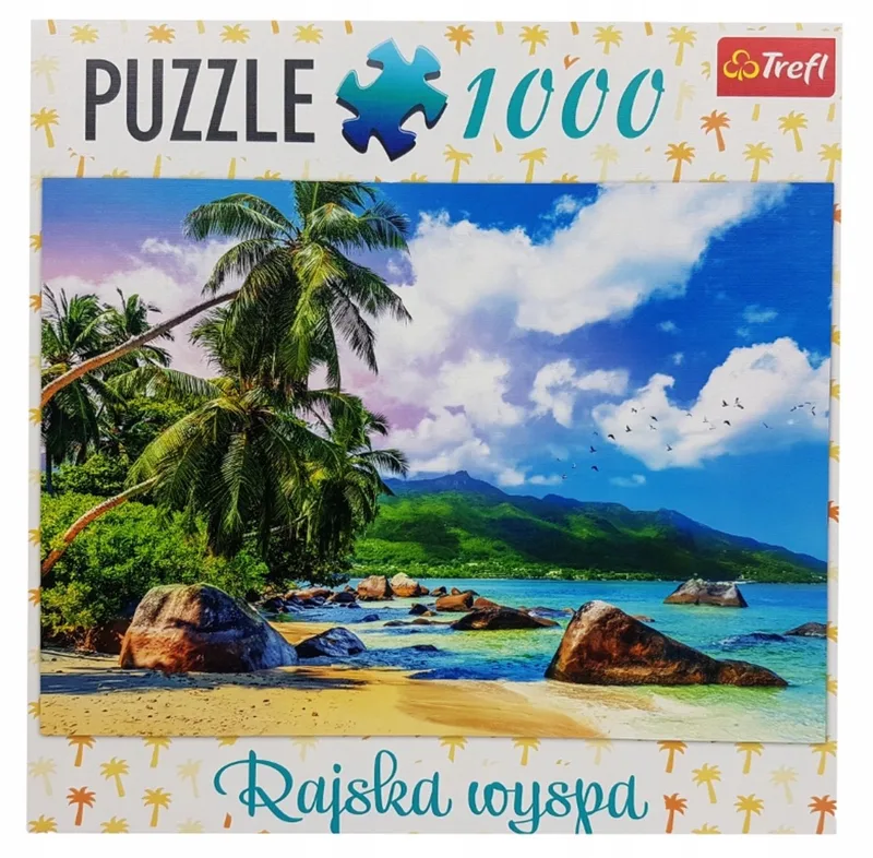 Puzzel 1000 Stukken: Paradijselijk Eiland Oceaan Zee Strand från Trefl – kartong