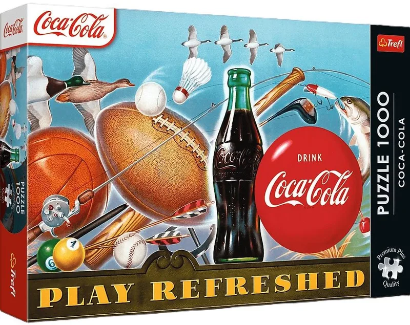 PUZZEL 1000 Trefl Premium Plus Coca-Cola Moment van verfrissing 12101 - PUZZLE 1000 Trefl Premium Plus Coca-Cola Chwila orzeźwienia 12101 van Trefl, editie Meerkleurig – doos