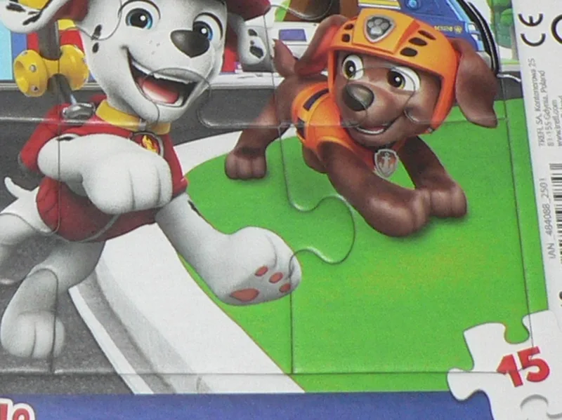 Puzzel 15 Stuk met Frame - Paw Patrol from Trefl – box