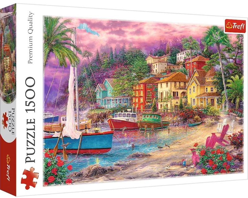 Puzzel 1500 Stukjes - Gouden Randen, Baltische Zee from Trefl, Op Gouden Kusten edition – box