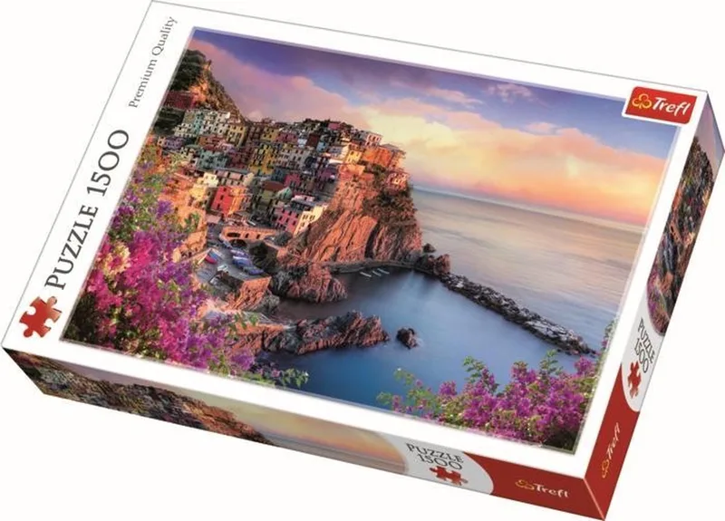 puzzel 1500 stukjes - Manarola uitzicht - landschap. from Trefl, Multicolour edition – box
