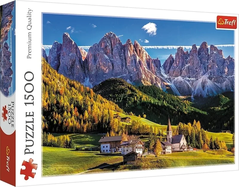 puzzel - 1500 stukjes van Trefl, editie Val Di Funes – doos