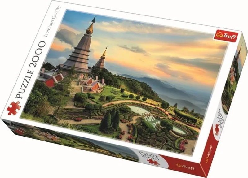 Puzzel 2000 Stukjes - Sprookjesachtig Chiang Mai de Trefl – boîte