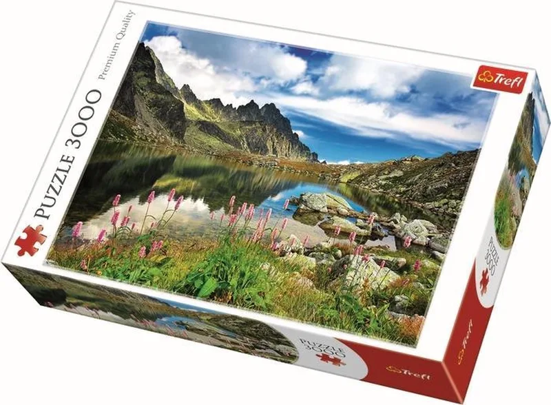 puzzel 3000 stukjes - Starolesnianski vijver Tatras Slowakije landschap. fra Trefl, Flerfarvet-udgave – æske