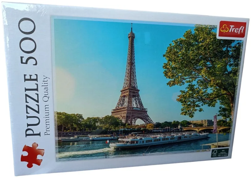Puzzel 500 stukjes: Eiffelpoorten - Premium kwaliteit from Trefl – box