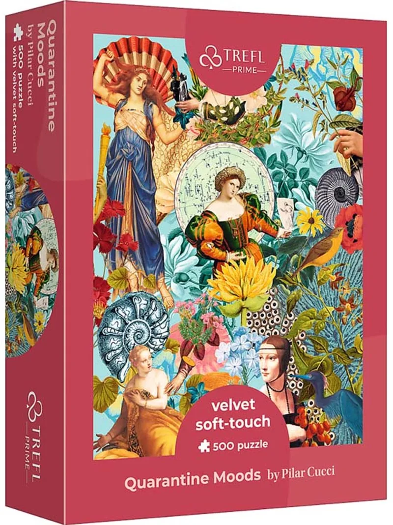 puzzel 500 stukjes - Quarantine Moods FSC karton kleurrijk. from Trefl, Multicolour edition – box