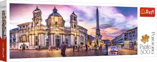 Puzzel 500 stukjes - Rome - Panorama from Trefl, Multicolour edition – box 1 of 2