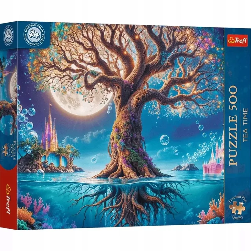 Puzzel 500 Stukken: "Magische Boom" - Premium Kwaliteit de Trefl, édition Multicolore – boîte