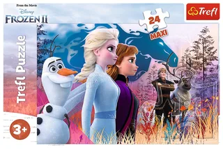 Puzzel D2:D120 Frozen 2 maxi: 24 stukjes von Trefl, Ausgabe Mehrfarbig – Schachtel 1 von 2
