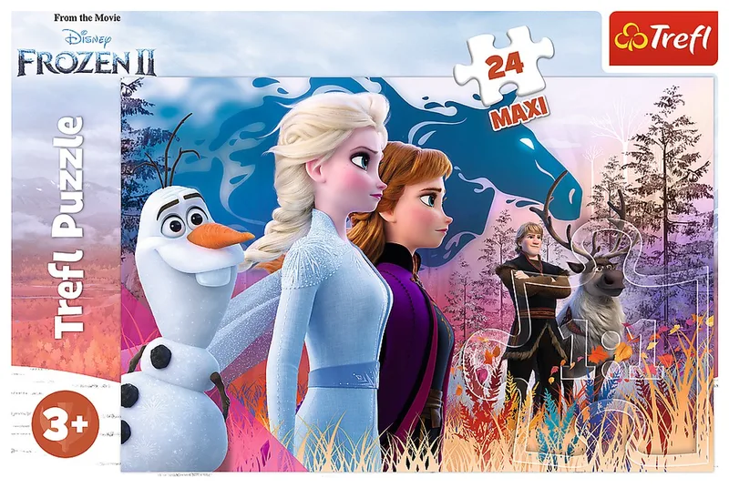 Puzzel D2:D120 Frozen 2 maxi: 24 stukjes van Trefl, editie Meerkleurig – doos