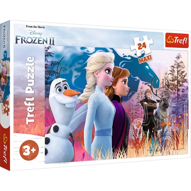Puzzel D2:D120 Frozen 2 maxi: 24 stukjes von Trefl, Ausgabe Mehrfarbig – Schachtel 2 von 2