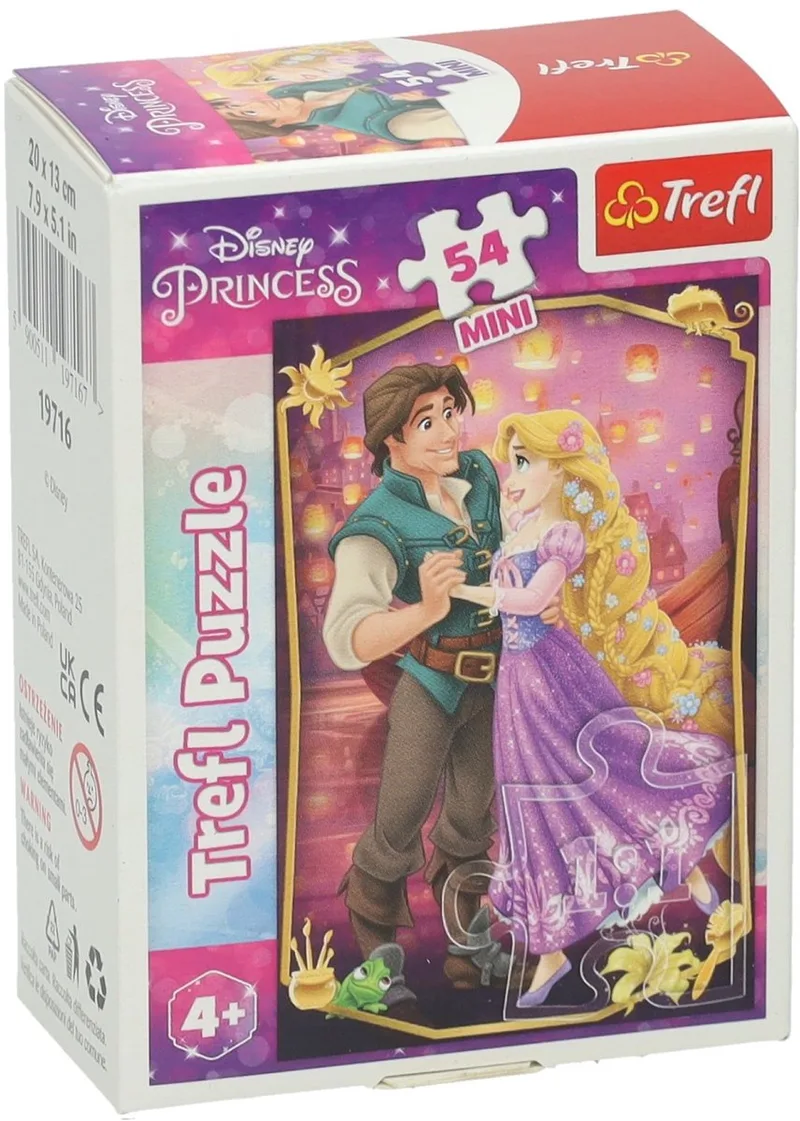 puzzel Disney Princess mini - 54 stukjes - prinsessen speelgoed. von Trefl, Ausgabe Mehrfarbig – Schachtel