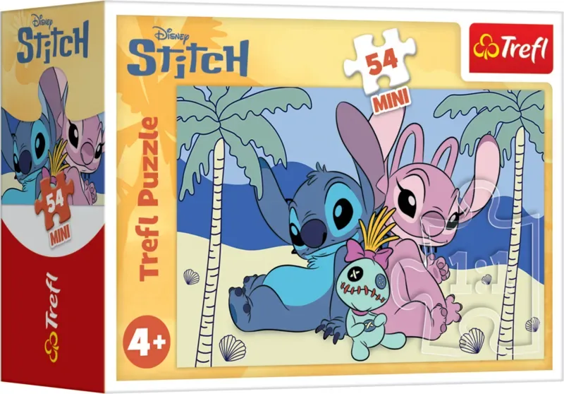 puzzel Disney Stitch mini puzzel 54 stukjes Lilo&Stitch. van Trefl, editie Meerkleurig – doos 2 van 2