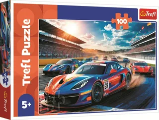 puzzel Fast racer - 60 stukjes FSC Mix 70% kinderpuzzel. de Trefl, édition Multicolore – boîte 2 sur 2