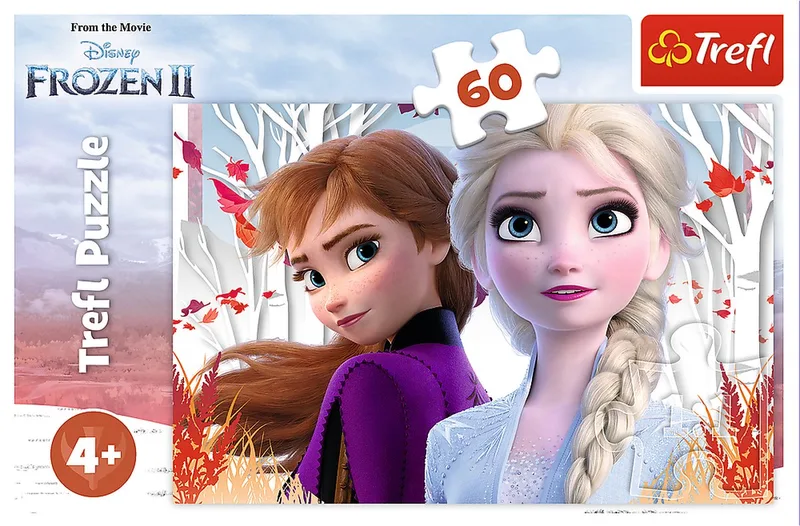 Puzzel Frozen 2: 60 stukjes from Trefl, Multicolour edition – box