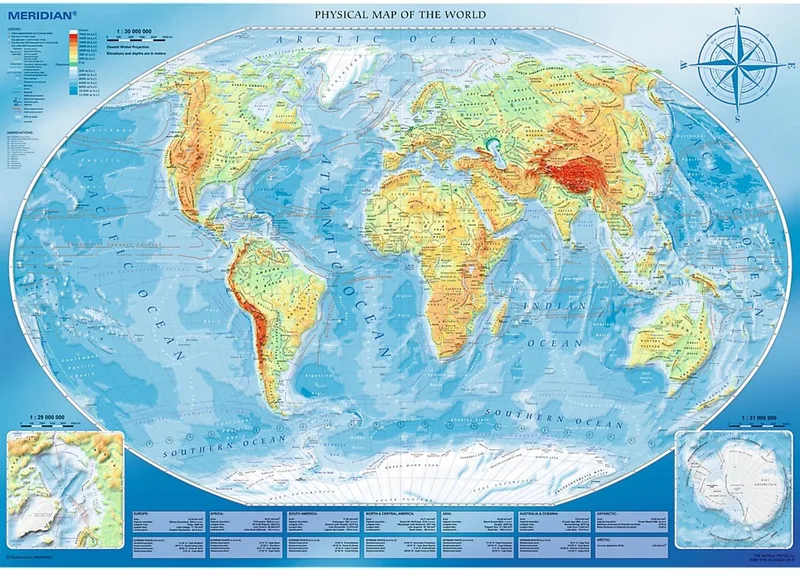 puzzel grote fysieke wereldkaart 4000 stukjes educatief karton. from Trefl, Multicolour edition – box