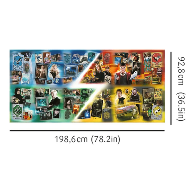 puzzel Harry Potter - 9000 stukjes - The Houses of Hogwarts. van Trefl, editie Meerkleurig – doos 3 van 4