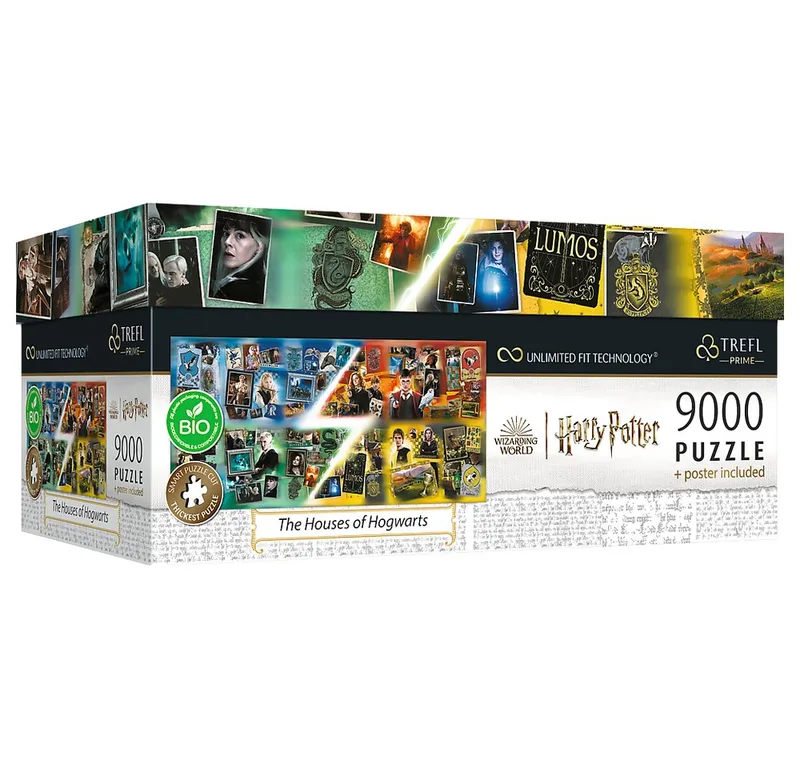 puzzel Harry Potter - 9000 stukjes - The Houses of Hogwarts. van Trefl, editie Meerkleurig – doos 2 van 4