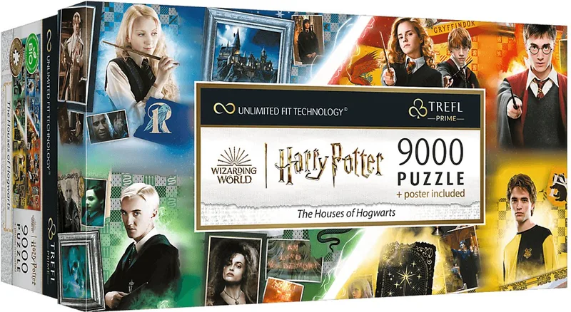 puzzel Harry Potter - 9000 stukjes - The Houses of Hogwarts. van Trefl, editie Meerkleurig – doos 1 van 4