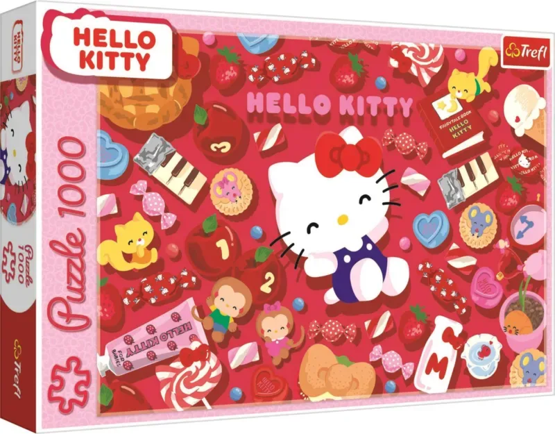 puzzel Hello Kitty - 1000 stukjes - legpuzzel voor kinderen. from Trefl, Multicolour edition – box 2 of 2