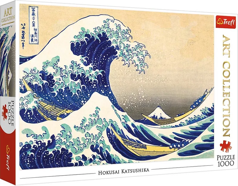 Puzzel Katsushika Art Collection: 1000 stukjes from Trefl, Multicolour edition – box