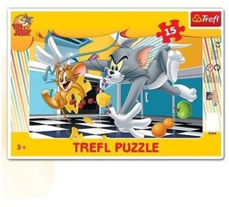 Puzzel Keuken Delicatessen 15 Stukken met Frame de Trefl – boîte
