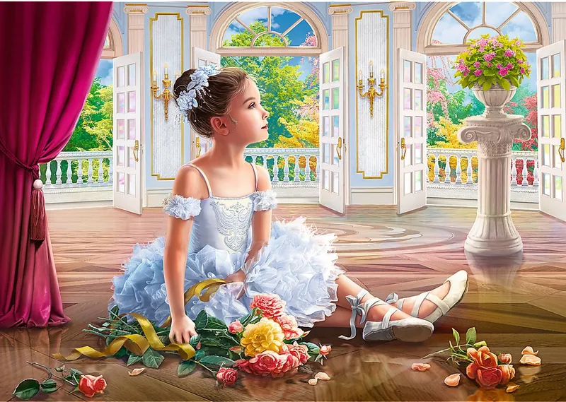 Puzzel Kleine Ballerina 500 stukjes van Trefl, editie Meerkleurig – doos
