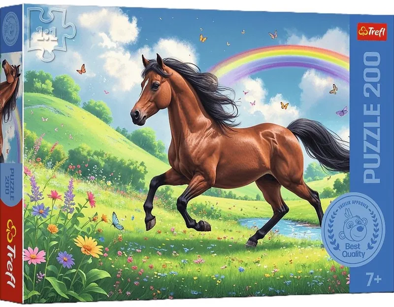 Puzzel Majestueus Paard 200 - Puzzel 200 stukjes from Trefl, Multicolour edition – box
