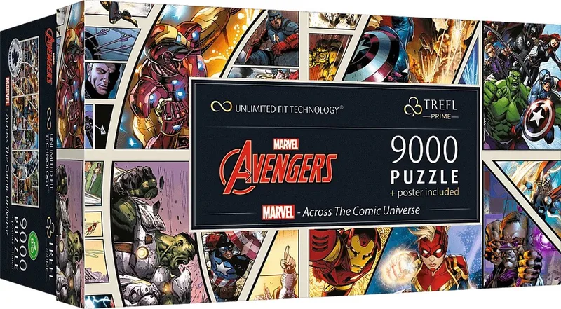 puzzel Marvel - Across the Comic Universe 9000 stukjes. from Trefl, Multicolour edition – box