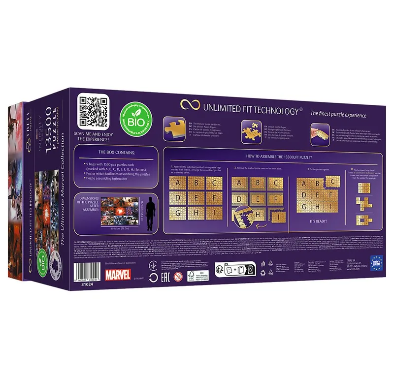 puzzel Marvel - The Ultimate Endgame Collection 13500 stukjes. from Trefl, Multicolour edition – box 5 of 5
