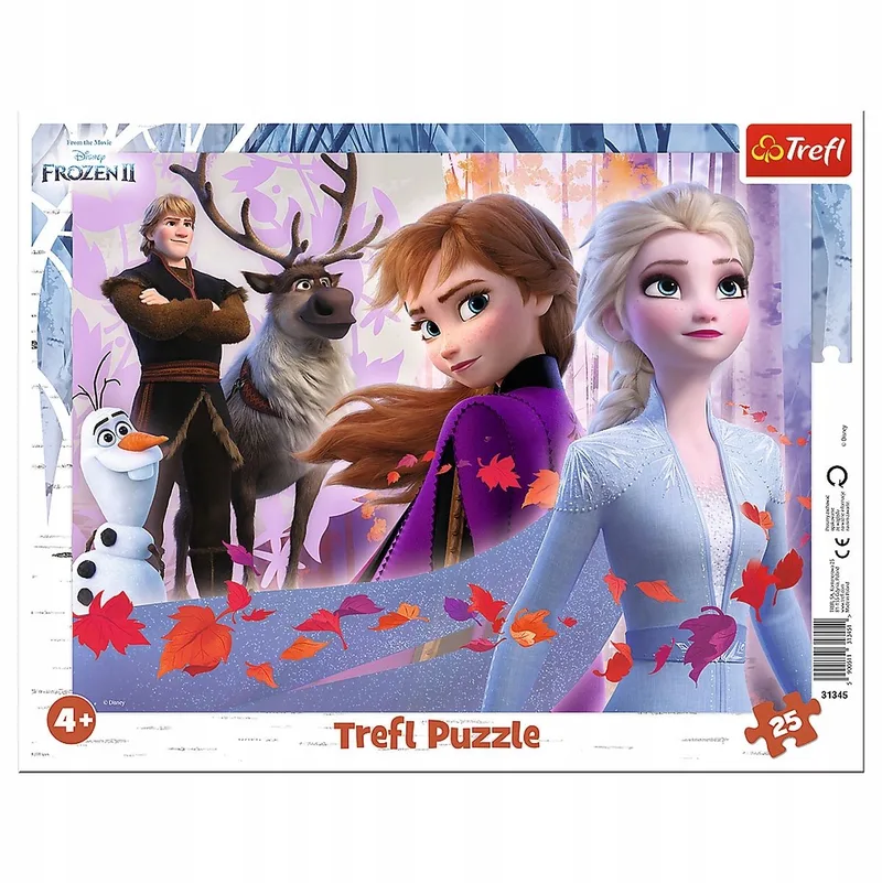 Puzzel met Frame 25 Stukken - Avonturen in het Land van IJs van Trefl, editie Meerkleurig – doos