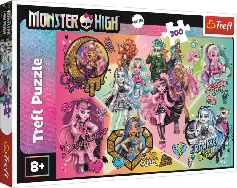 puzzel Monster High Zombies on top! 300 stukjes cartoon. from Trefl, Multicolour edition – box 2 of 2