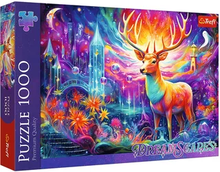 puzzel Mystical Deer - 1000 stukjes karton FSC. von Trefl, Ausgabe Mehrfarbig – Schachtel 1 von 2