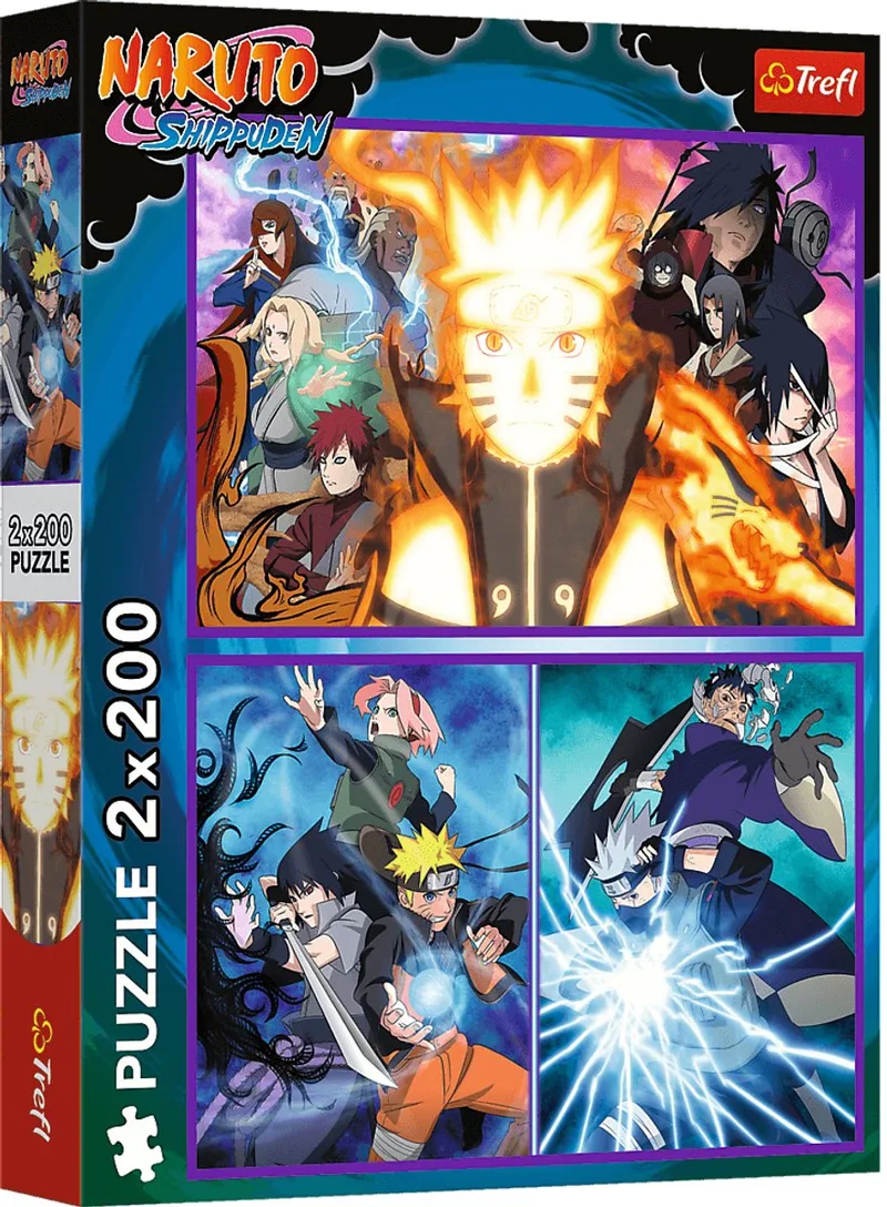 puzzel Naruto Shippuden Ninja Hidden Leaf Village - 200 stukjes. from Trefl, Multicolour edition – box