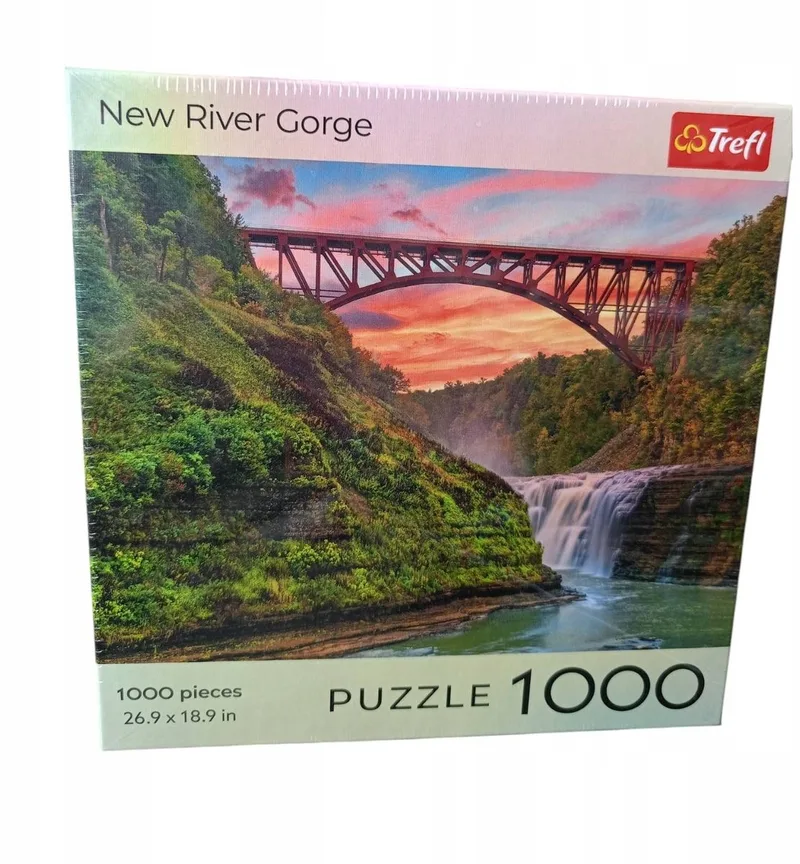 Puzzel Nationale Parken New River Gorge 1000 Stukjes van Trefl – doos