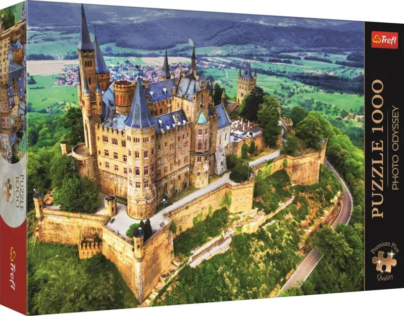 puzzel Premium Plus - Hohenzollern kasteel Duitsland 1000 stukjes. de Trefl, édition Multicolore – boîte 2 sur 2