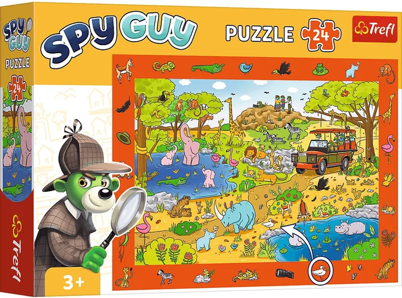 puzzel Safari - Observation spel voor kinderen - The Treflik Family. van Trefl, editie Meerkleurig – doos