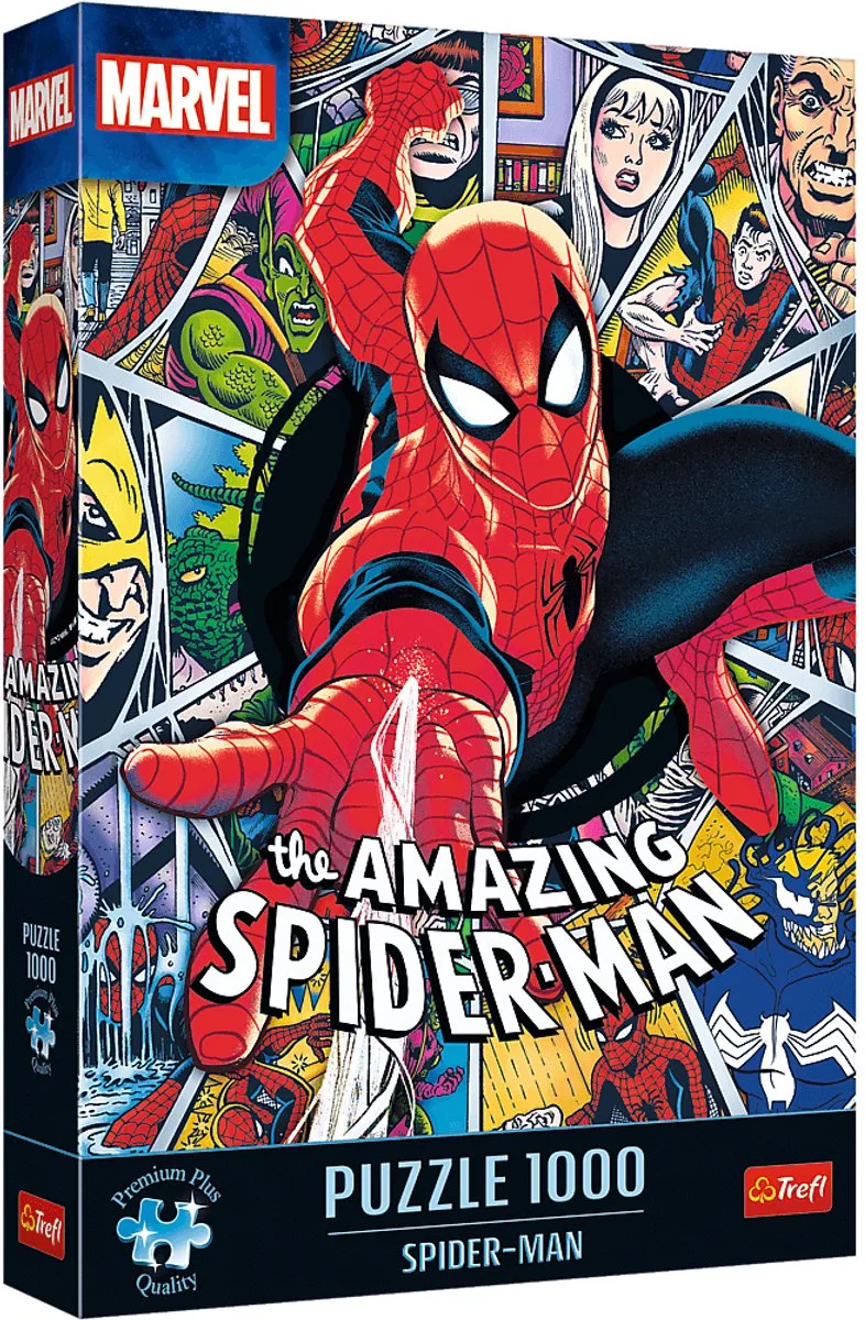 puzzel Spider-man - 1000 stukjes - Marvel superhelden. van Trefl, editie Meerkleurig – doos