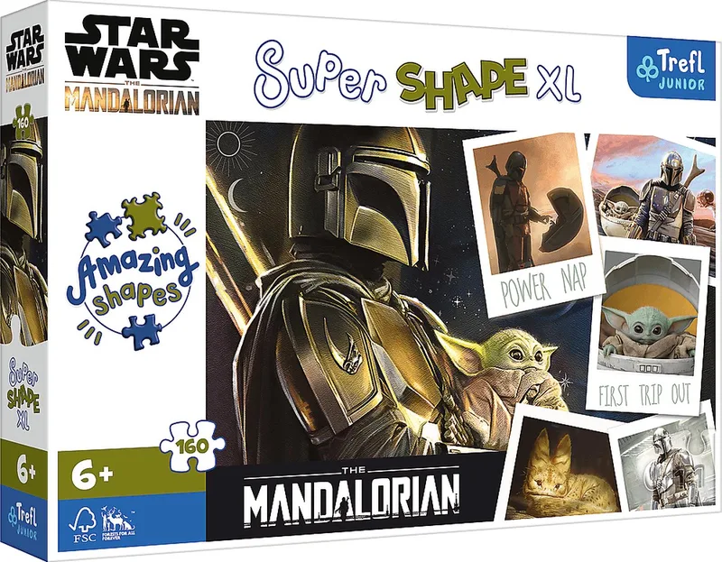 puzzel Star Wars Mandalorian 160XL - Lucasfilm legpuzzel. van Trefl, editie Meerkleurig – doos