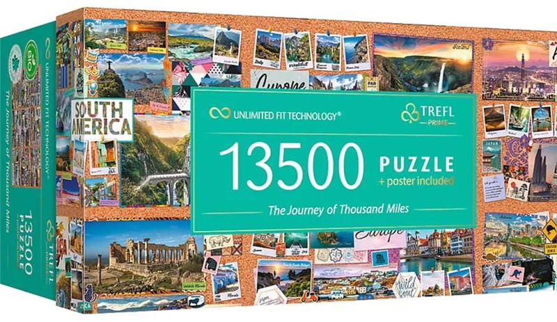 puzzel The Journey of Thousand Miles FSC Mix 70% - 13500 stukjes. from Trefl, Multicolour edition – box 1 of 2