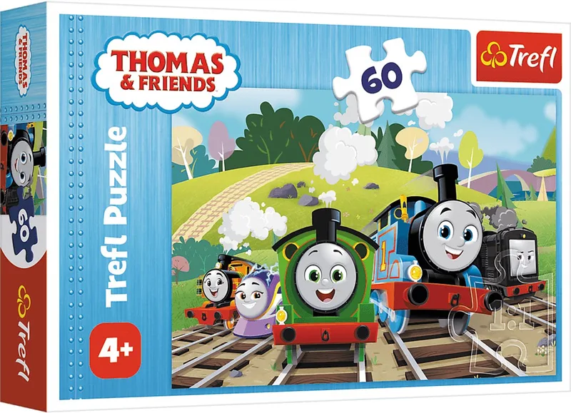 puzzel Thomas en Friends - 60 stukjes - kinderpuzzel. van Trefl, editie Meerkleurig – doos