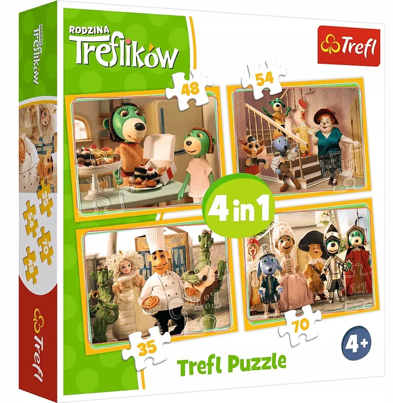 Puzzels Voorbereiding voor Bal 4-in-1 (207 Stukjes) de Trefl – boîte