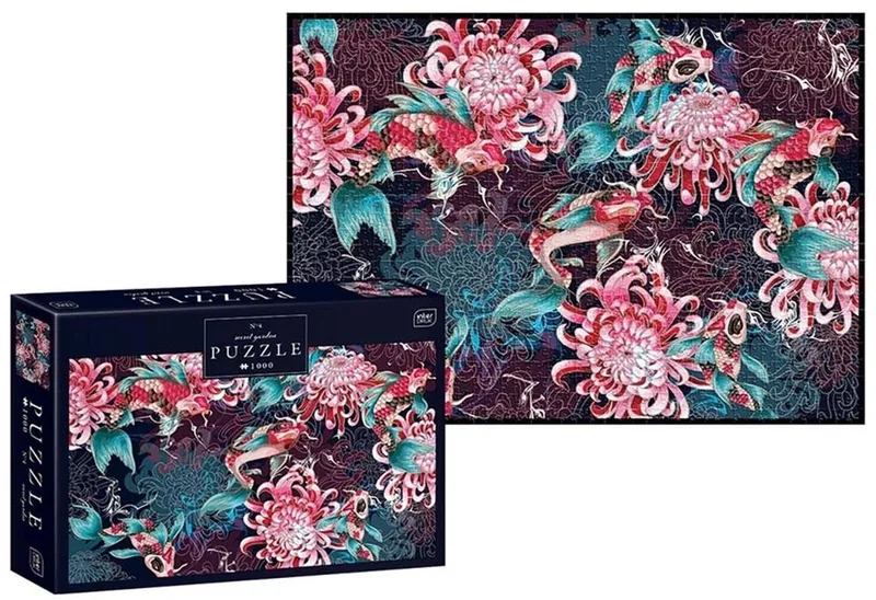 Puzzle 1000 Secret Garden 4 fra Trefl, Flerfarvet-udgave – æske