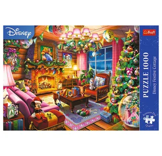 Puzzle - 1000 stukjes - Disney - Le châlet de Noël de Disney from Trefl – box 3 of 3