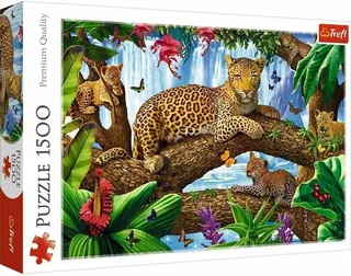 Puzzle 1500 pc - Resting among the trees (26160) from Trefl, Multicolour edition – box 1 of 2
